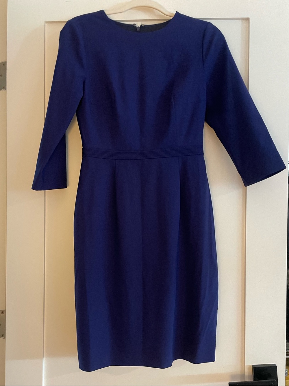 J. Crew Fitted Royal Blue Sheath Dress